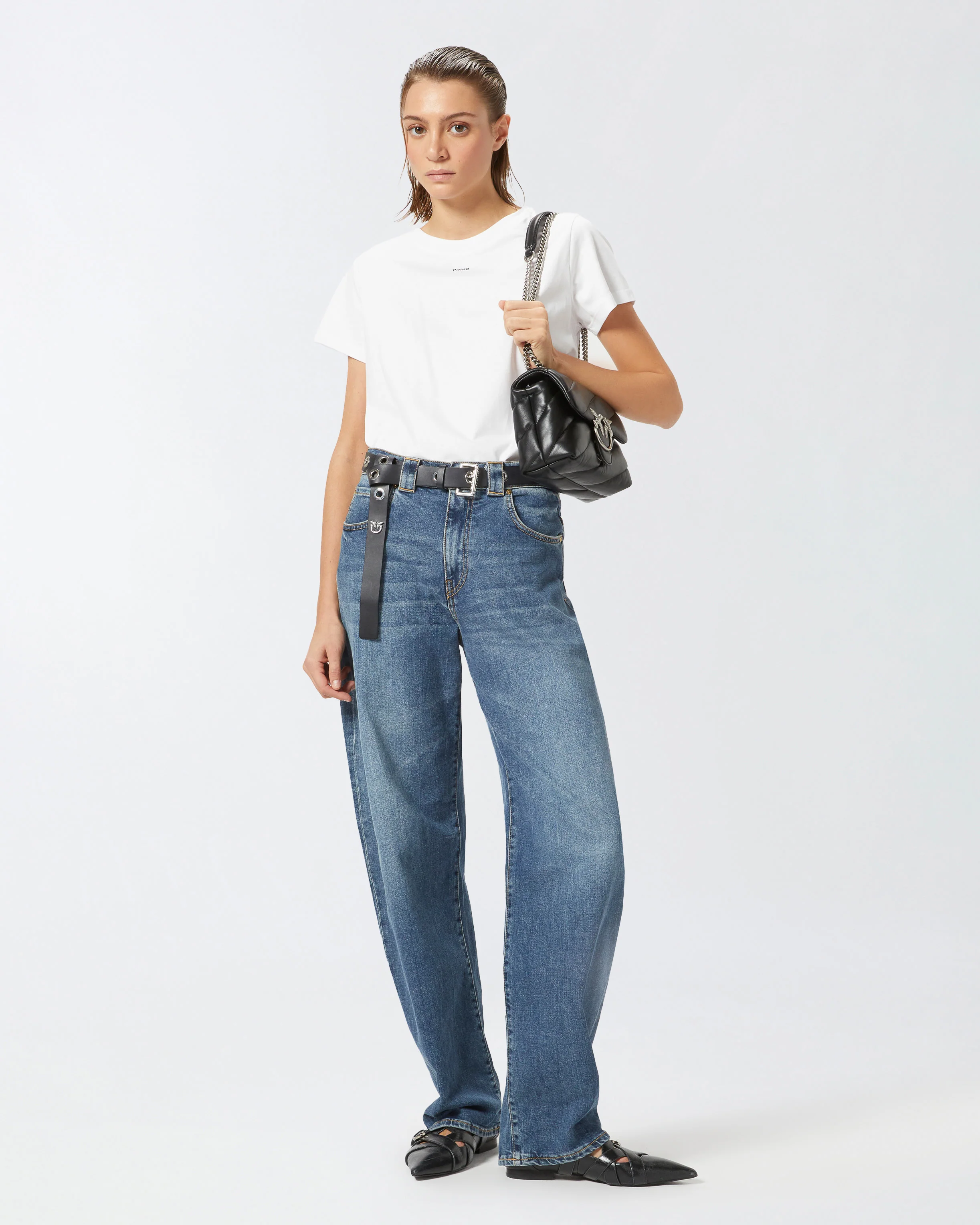 T-shirt mini logo PINKO - Image 2
