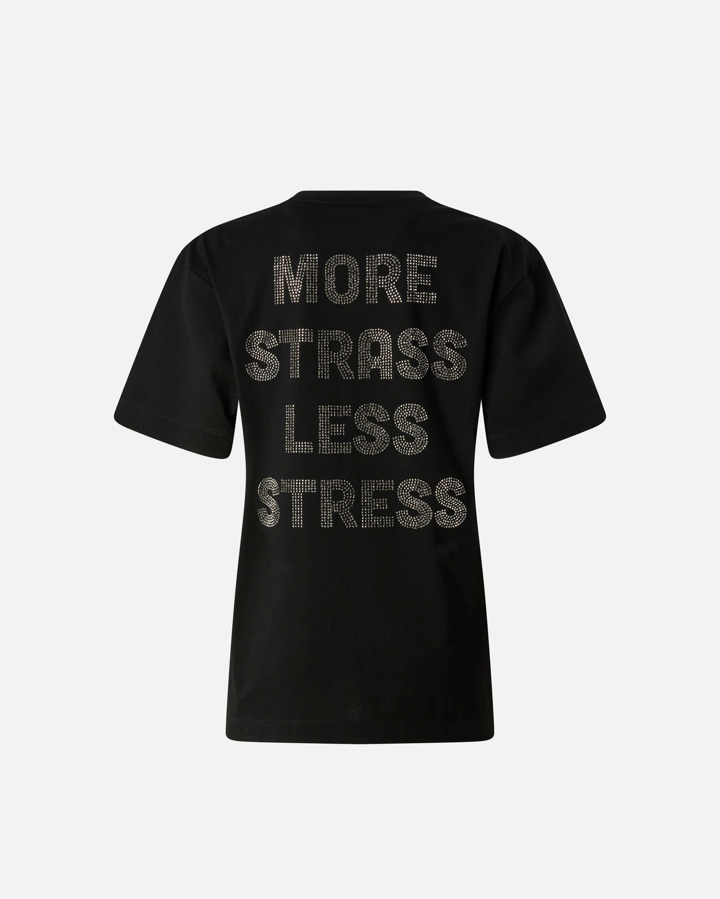 T-shirt More Strass Less Stress - Image 6