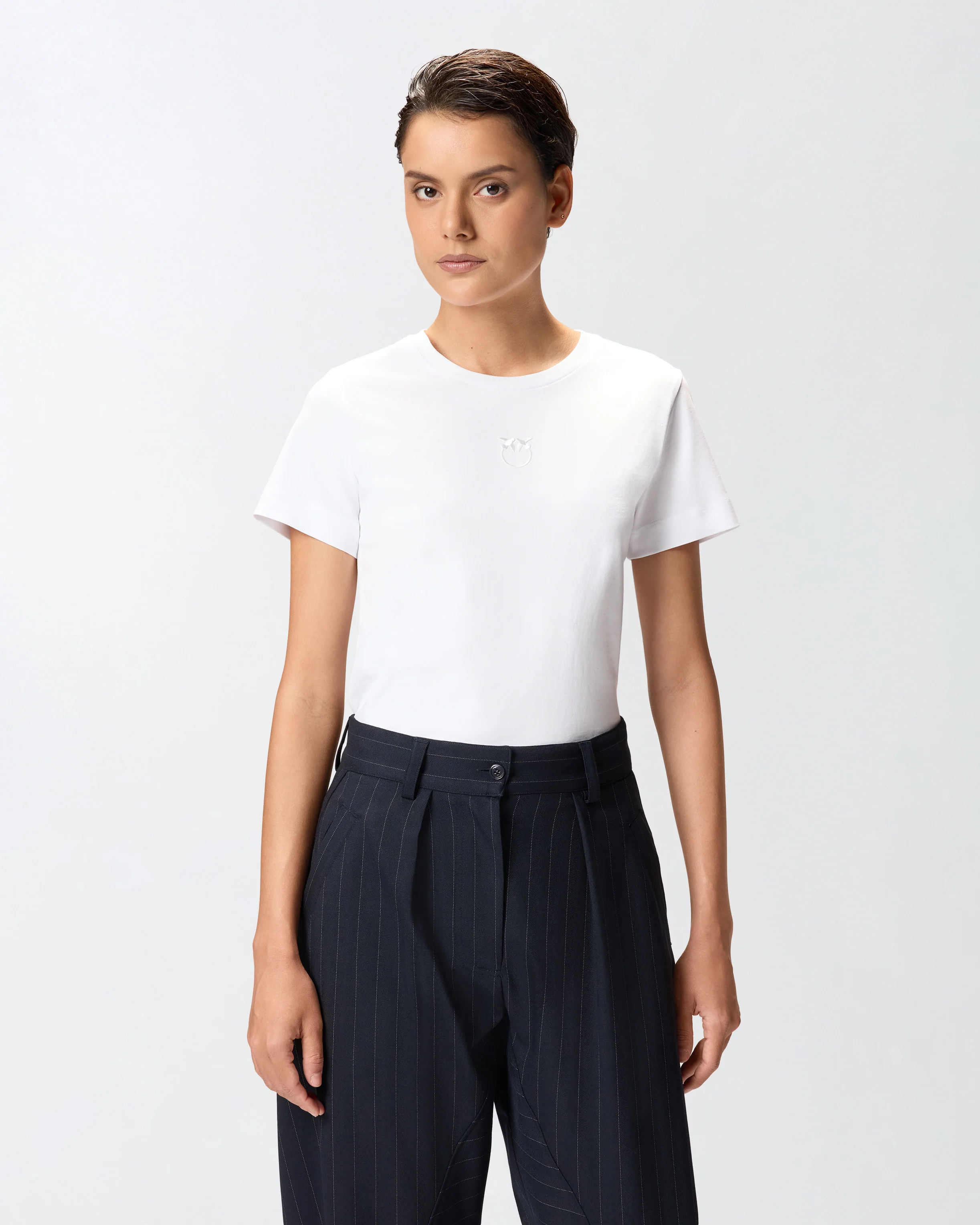 T-shirt ricamo Love Birds