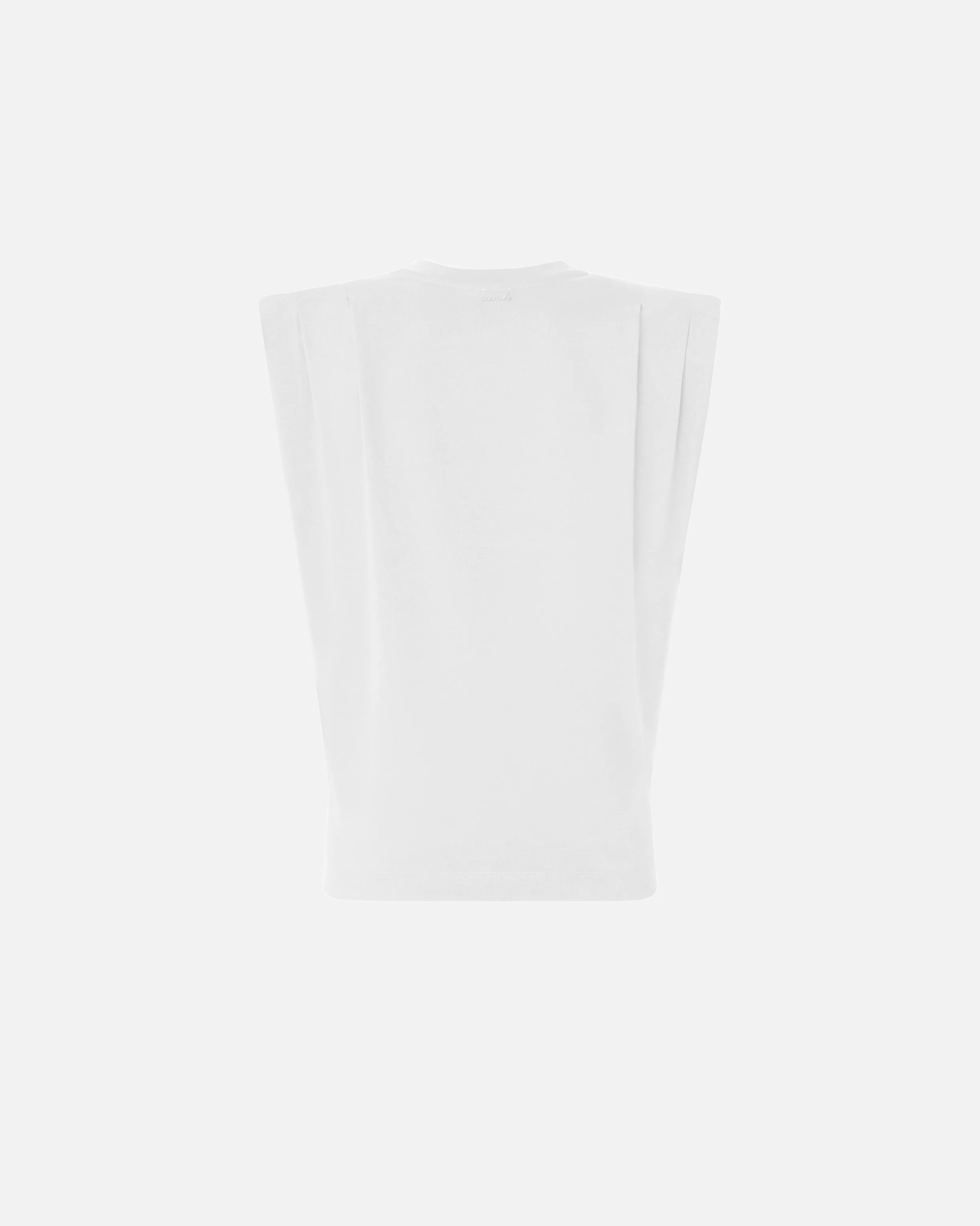 T-shirt smanicata in jersey doppio - Image 6