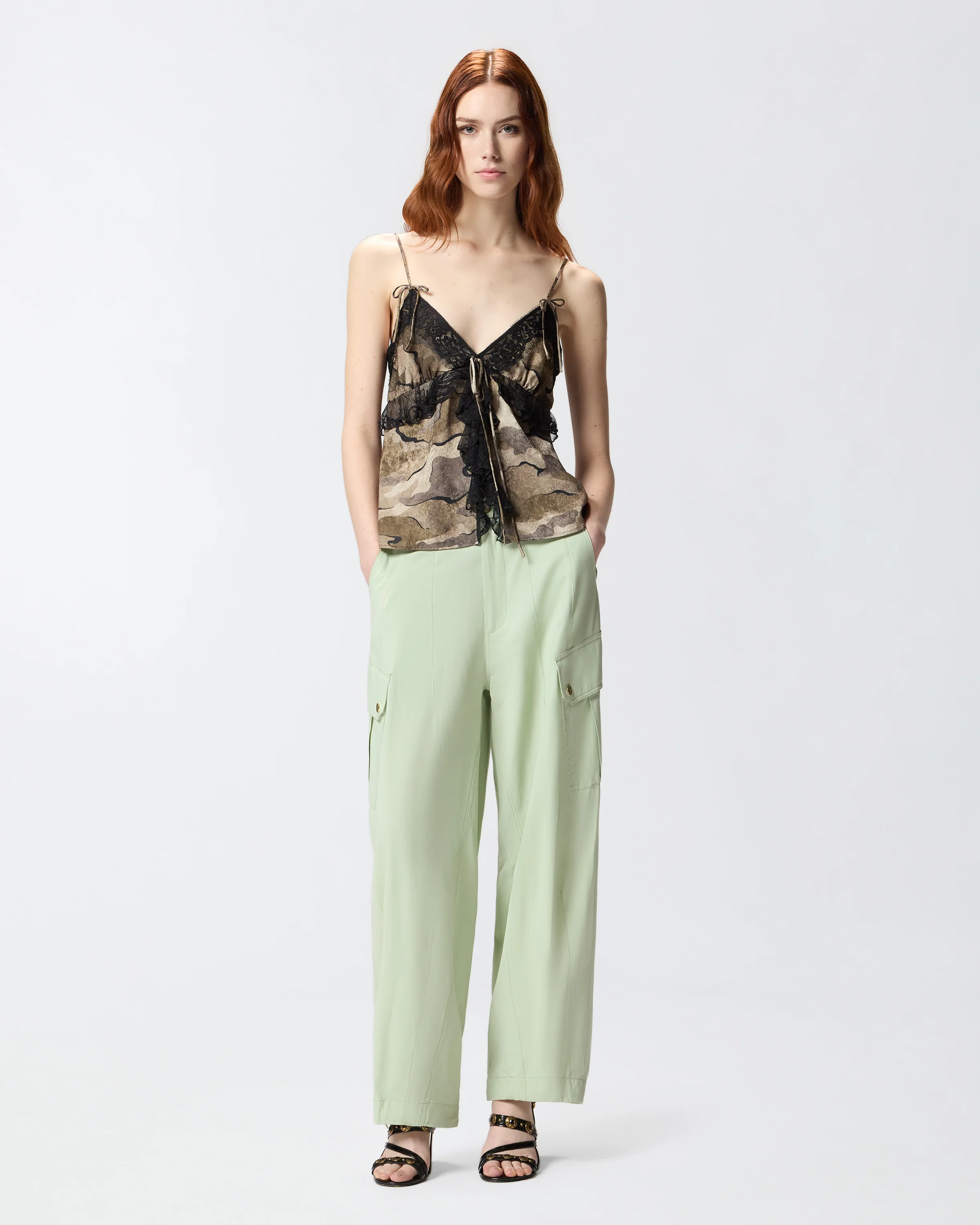 Top camouflage con pizzo - Image 2