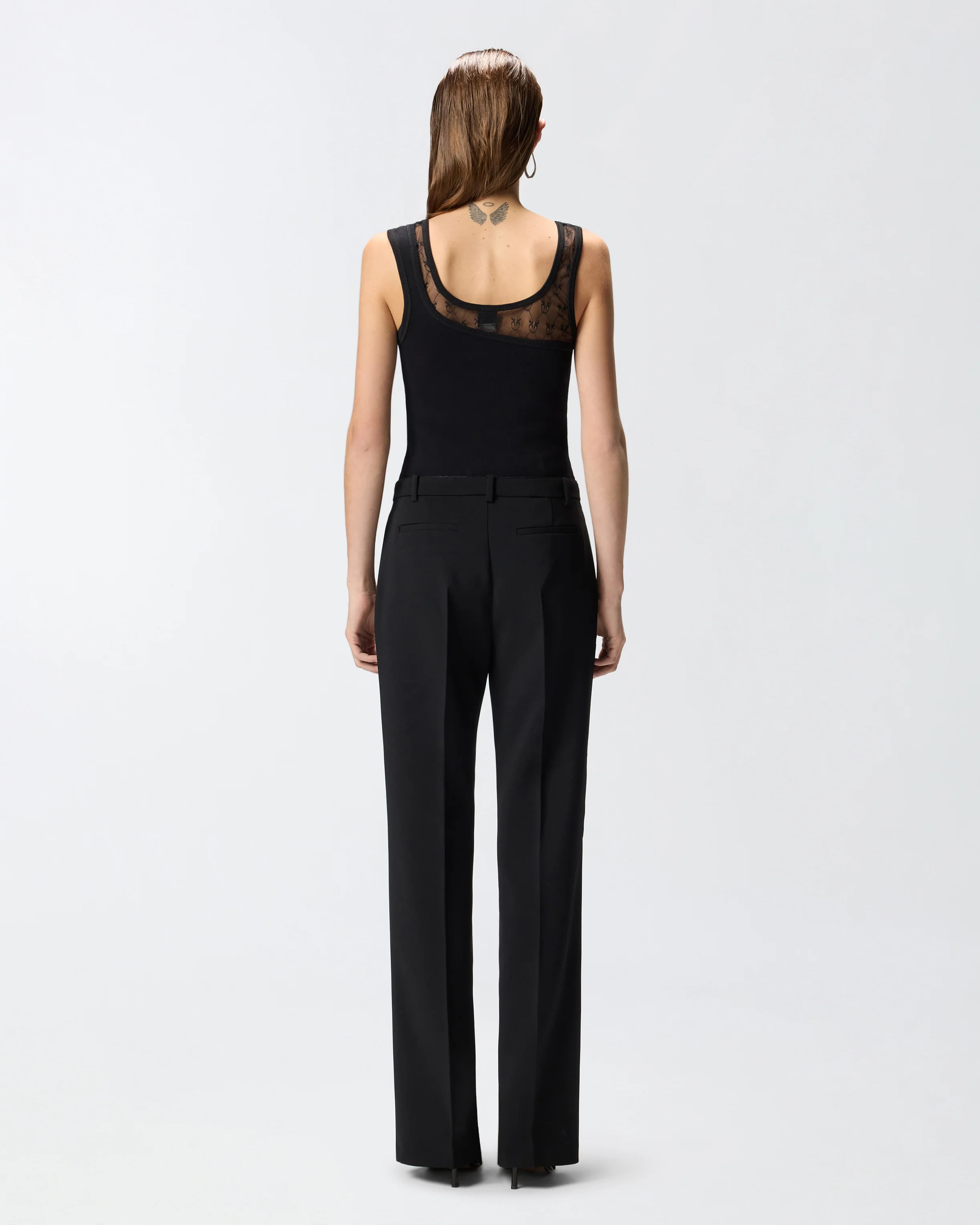 Top canotta con pizzo logo Love Birds - Image 3