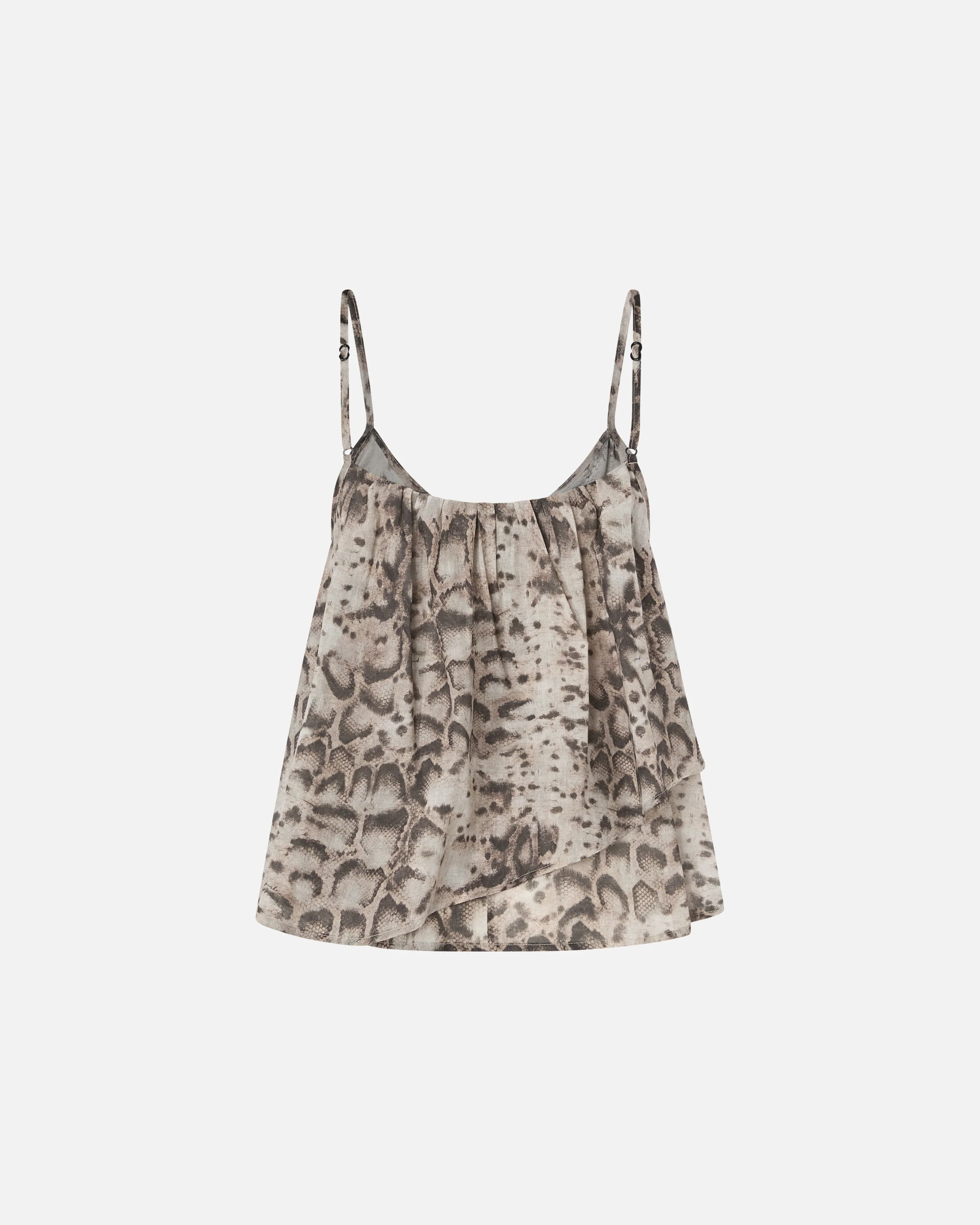 Top con spalline sottili e stampa snake - Image 6