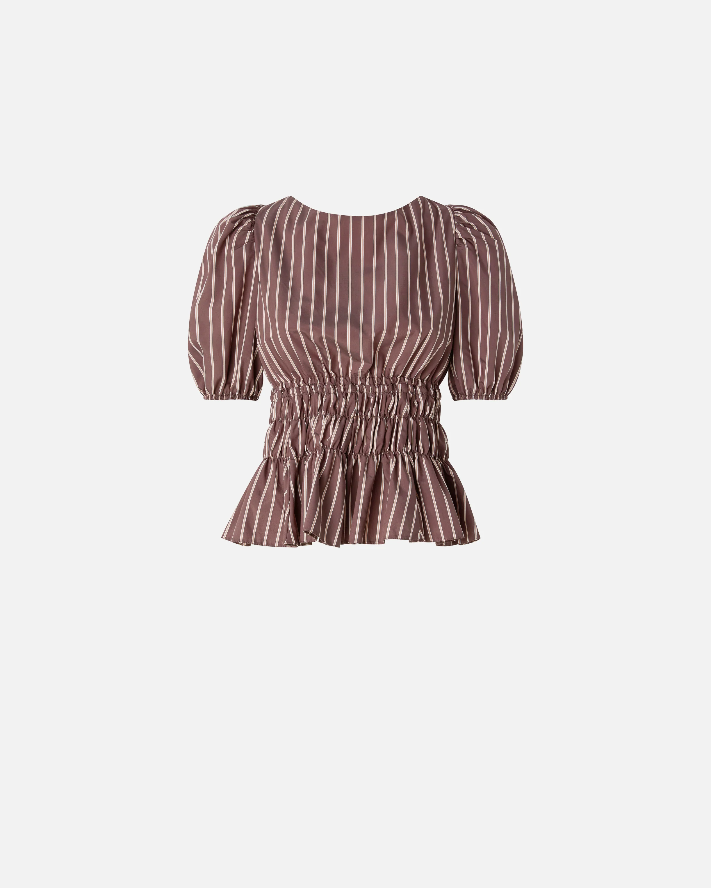 Top cropped a righe con schiena scoperta - Image 5
