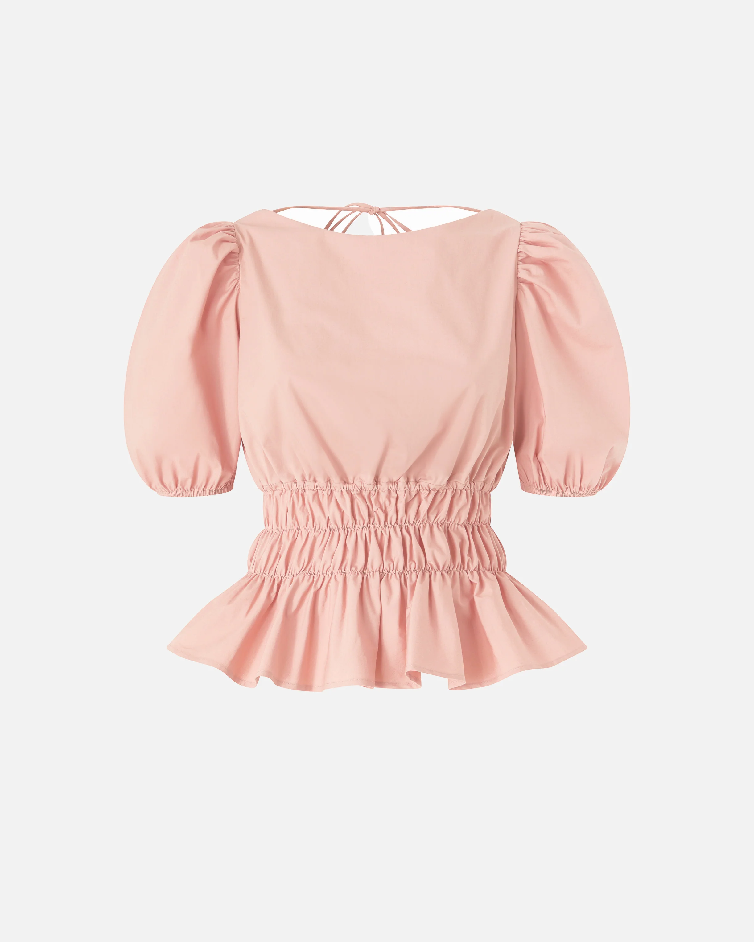 Top cropped con volant e schiena scoperta - Image 5