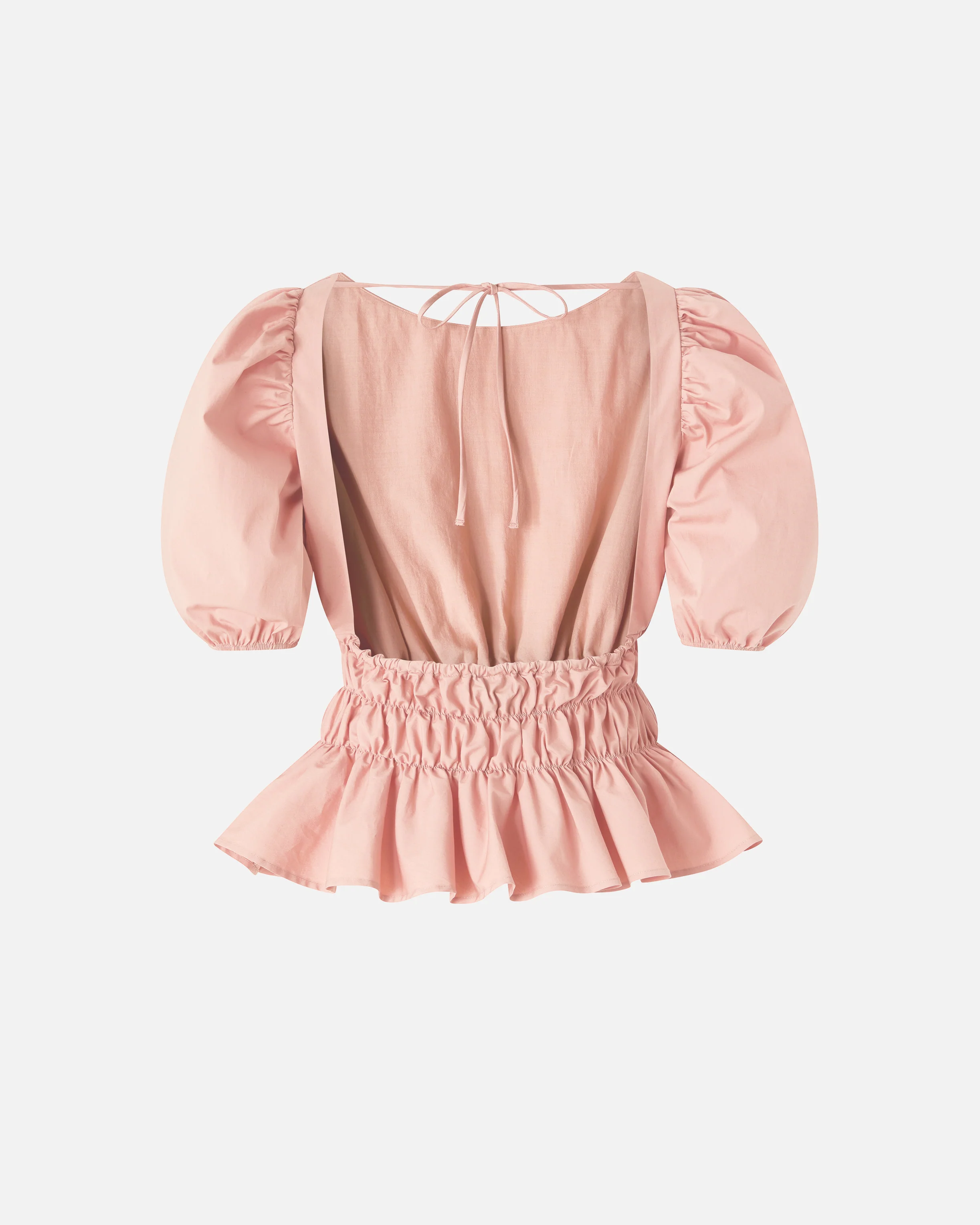 Top cropped con volant e schiena scoperta - Image 6