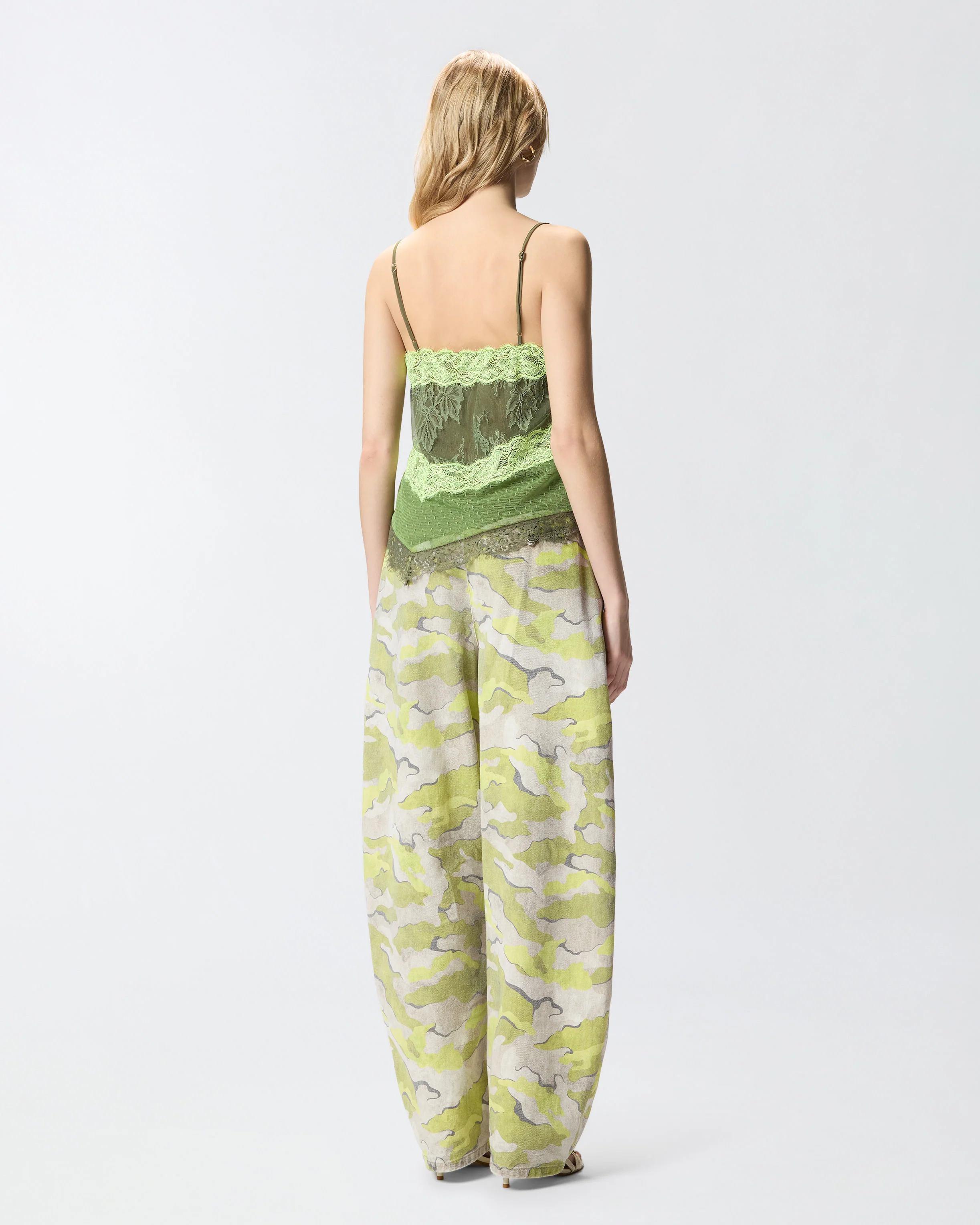 Top in pizzo effetto patchwork - Image 3