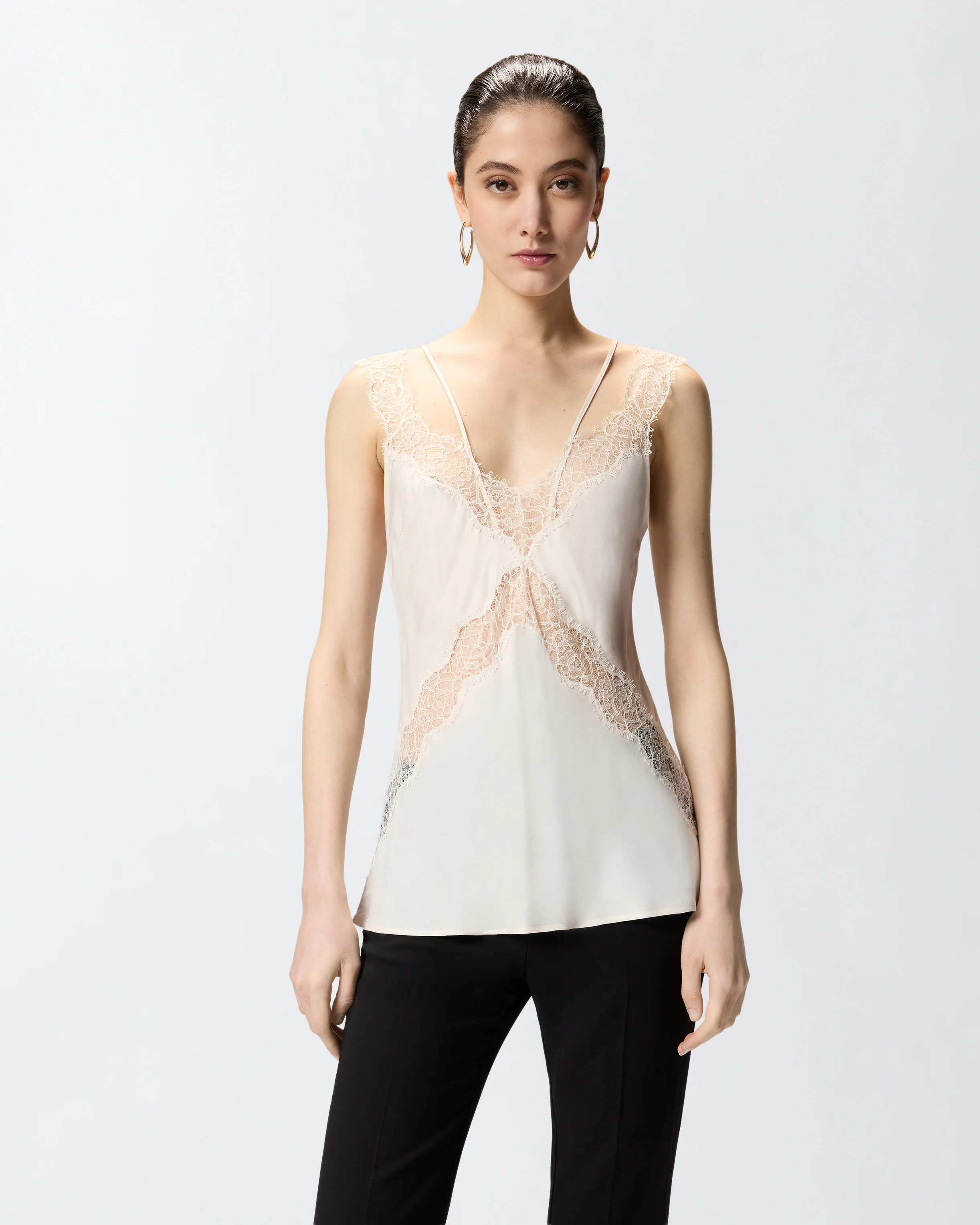 Top lingerie con pizzo